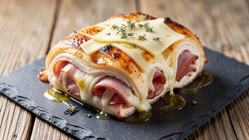 Baked Stuffed Chicken Cordon Bleu Recipe: Swiss and Ham-Stuffed Elegance in One Dish