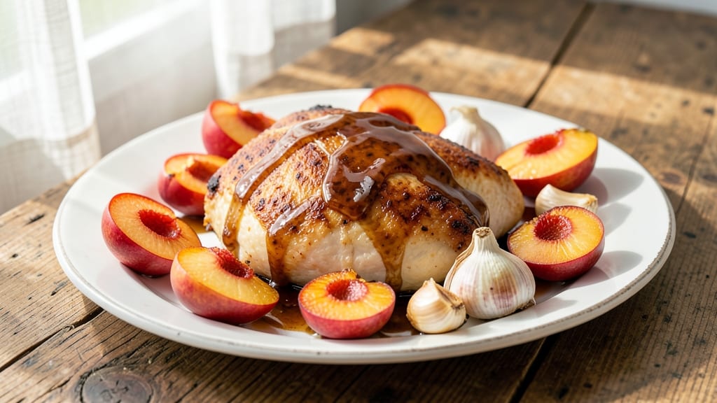 Baked Chicken With Canned Peaches Recipe: Sweet-Tart Balance in One Pan