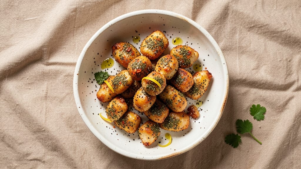 Air Fry Chicken Bites Recipe: Za'atar Crust Meets Juicy Foil-Sealed Magic