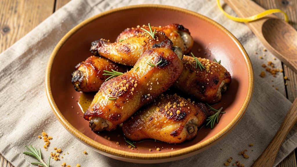 Baked Full Chicken Wings Recipe: Crispy Skin, Juicy Meat in One Bake