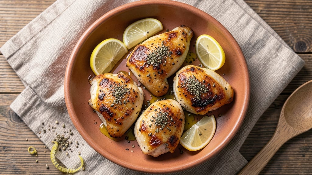 Air Fry Chicken Quarters Recipe: Za’atar Crunch and Foil-Sealed Juice Lock