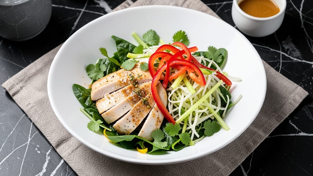 Barefoot Contessa's Chinese Chicken Salad Recipe: Crunchy Peanut Dressing Meets Fresh Herbs