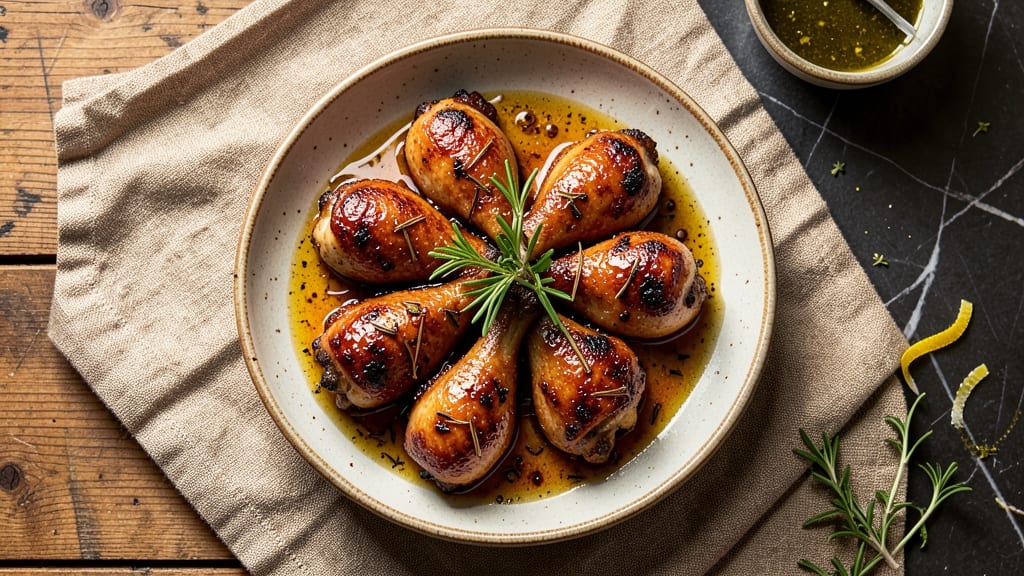 Baked Chicken Thighs With Sauce Recipe: Caramelized Glaze Locks in Juicy Richness