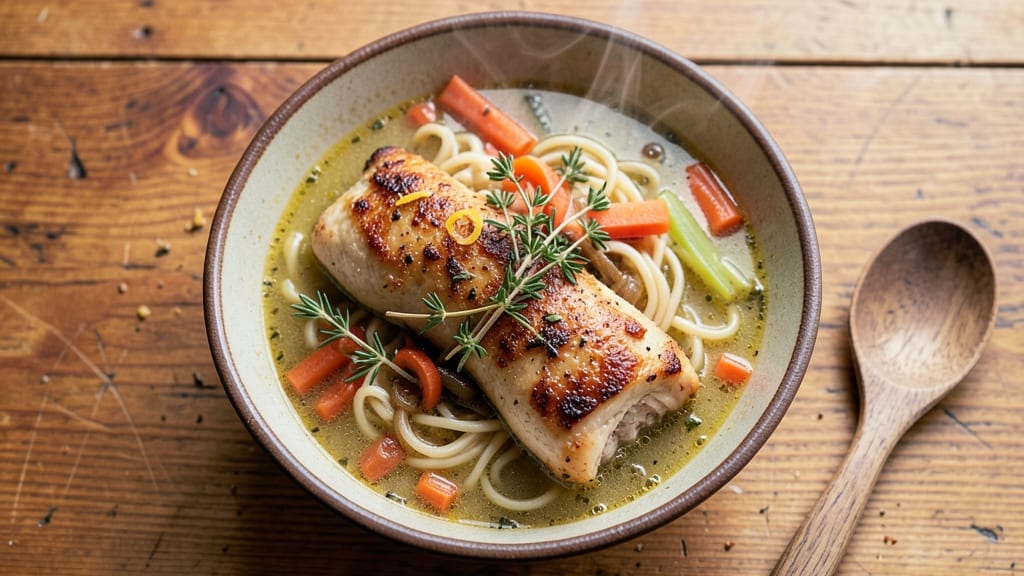 Alix Earle's Chicken Noodle Soup Recipe: Homestyle Healing with Herbed Dumplings