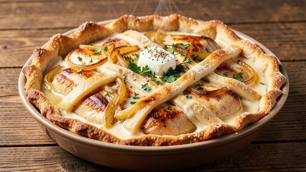 Air Fryer Chicken Pie Recipe: Crispy Pastry Hugs Foil-Sealed Juiciness