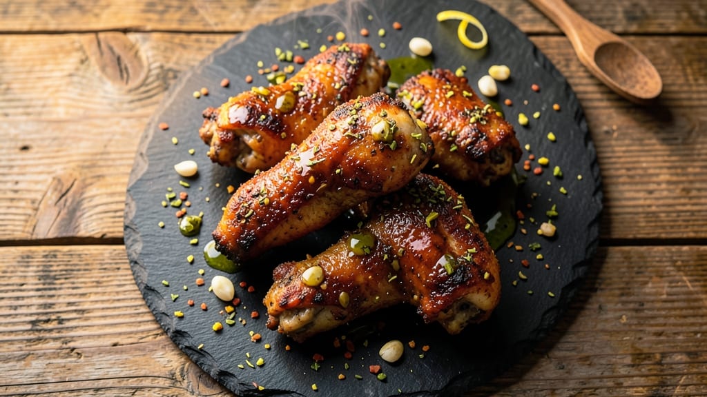 Anthony's Coal-Fired Pizza Chicken Wings Recipe: Charred Crust and Smoky Za'atar Crunch