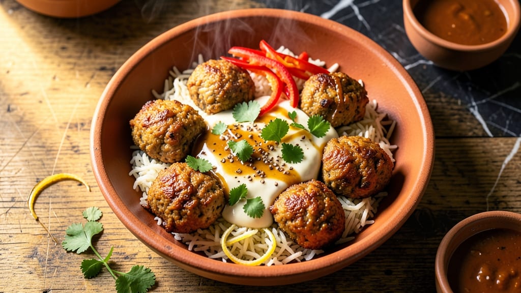 Baked Chicken Kofta Recipe: Spiced Ground Meat Bites With Foil-Sealed Tenderness