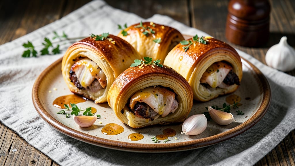 Baked Chicken Crescent Rolls Recipe: Flaky Pastry Hugs Juicy Chicken Bites