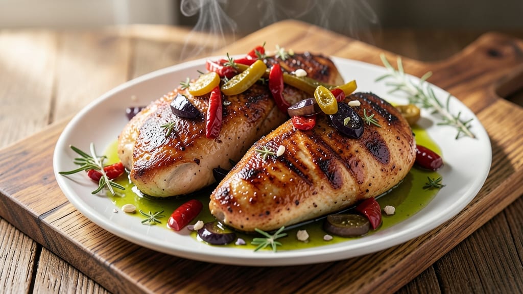 Baked Chicken Giardiniera Recipe: Crispy Crust and Spicy Pickle-Packed Bites
