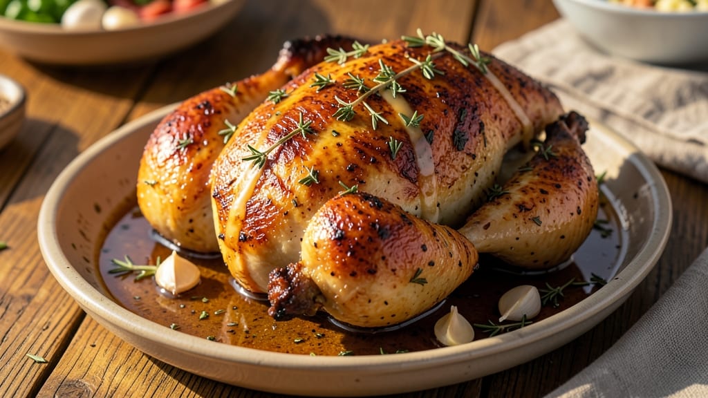 American Roasted Chicken Recipe: Buttermilk Brine Secrets for Juicy Crispy Skin