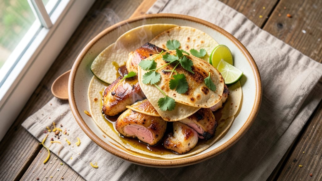 Baked Chicken Tortilla Recipe: Herbed Foil-Packed Crunch With Juicy Centers