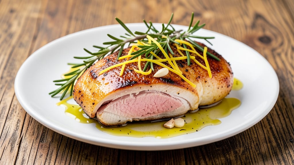 Baked Lemon Rosemary Chicken Breast Recipe: Herbed Crust Locks in Juicy Flavor