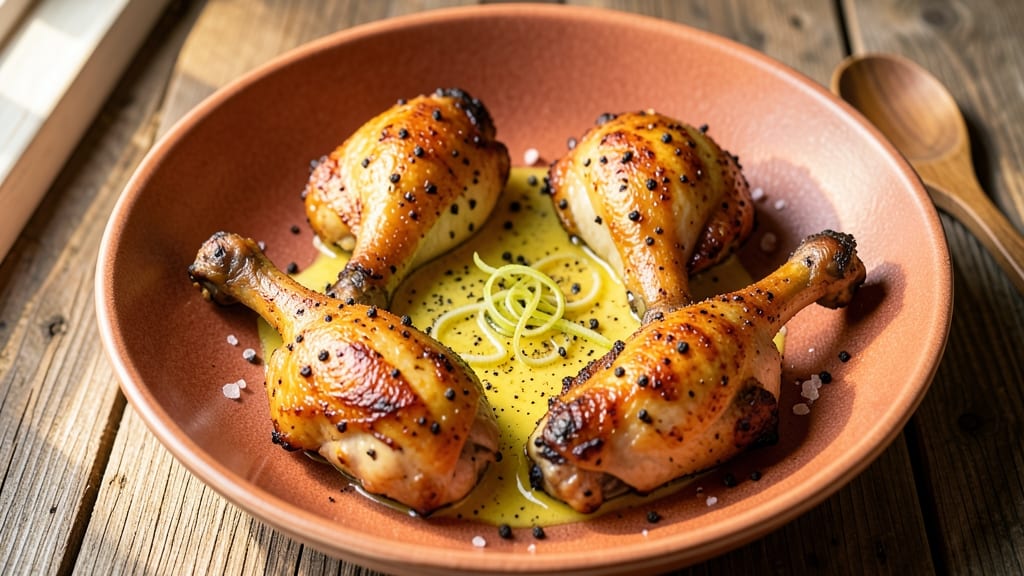Baked Lemon Pepper Chicken Legs Recipe: Zesty Crisp Skin and Juicy Centers