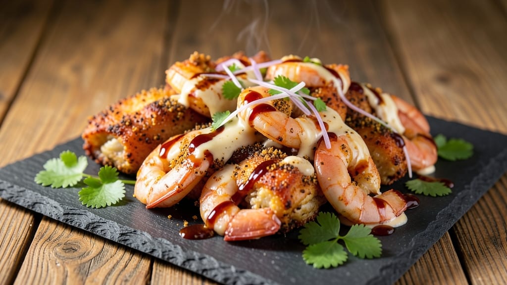 Bang Bang Chicken And Shrimp Copycat Recipe: Crunchy Za’atar Crust Meets Creamy Coconut Peanut Bliss