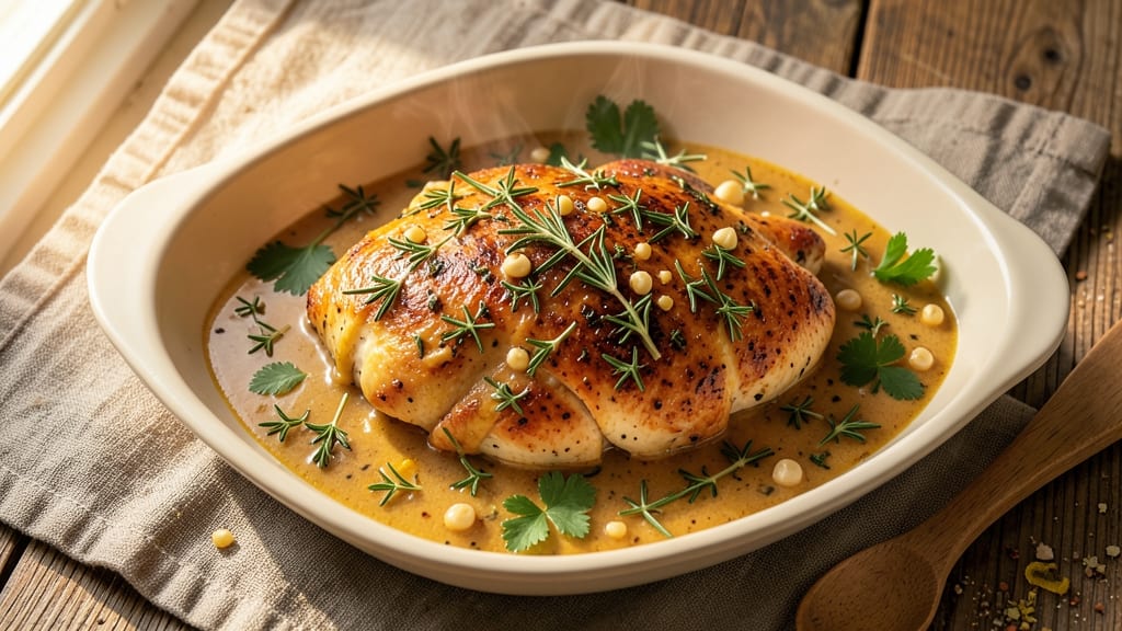 Barefoot Contessa's Baked Chicken Breast Recipe: Herb-Butter Crust With Foil-Sealed Tenderness