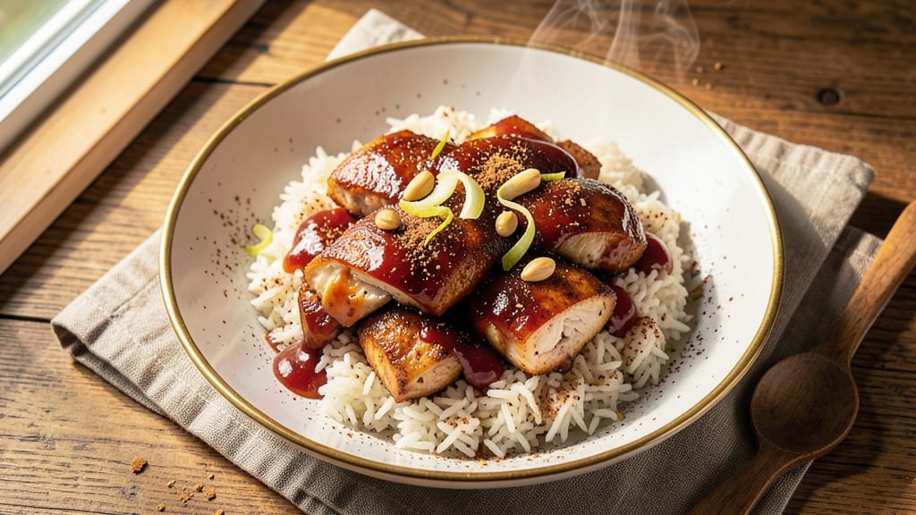 Aristocrat Chicken Barbecue Java Rice Recipe: Coffee-Infused Crisp Crunch Meets Savory Spice