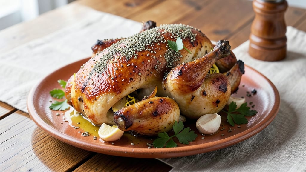 Barefoot Contessa's Whole Roasted Chicken Recipe: Foil-Sealed Juiciness With Za'atar Crisp