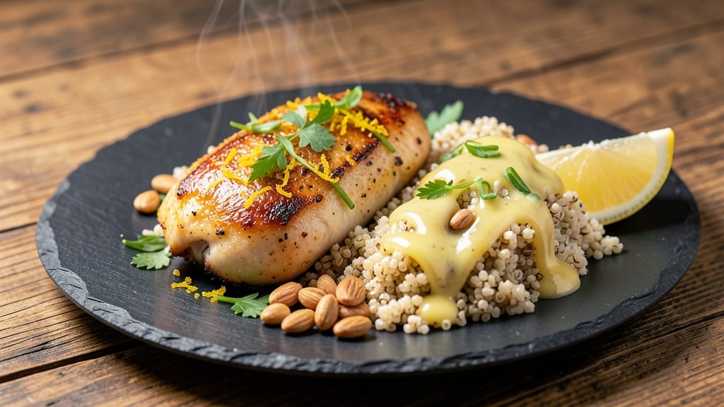 Applebee's Lemon Chicken With Quinoa Recipe: Zesty Garlic Butter Sauce Over Fluffy Grains