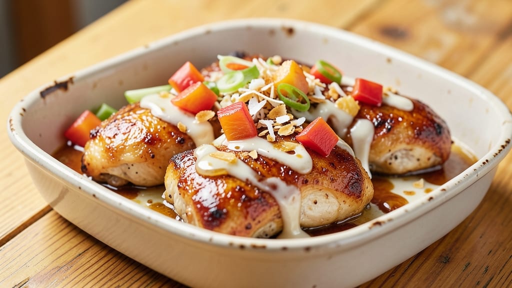 Baked Sweet Hawaiian Chicken Recipe: Pineapple-Honey Glaze With Crispy Skin