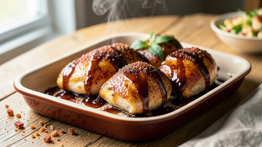 Baked BBQ Boneless Chicken Thighs Recipe: Honey-Spiced Crust That Shatters With Every Bite