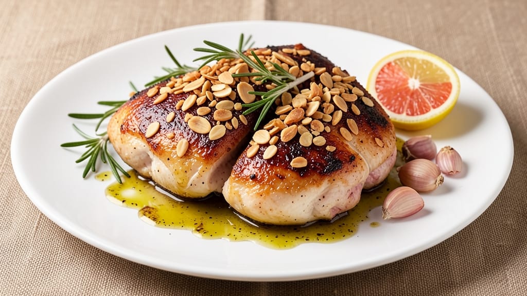 Baked Almond Chicken Recipe: Crunchy Nut Crust Locks in Juicy Bites