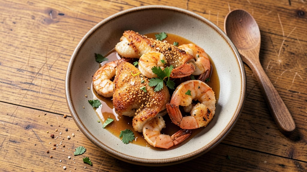 Applebee's Bourbon Street Chicken and Shrimp Copycat Recipe: Buttery Parmesan Crust Meets Foil-Sealed Juiciness