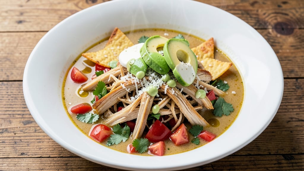 BJ's Chicken Tortilla Soup Copycat Recipe: Creamy Tomato Base With Shredded Chicken
