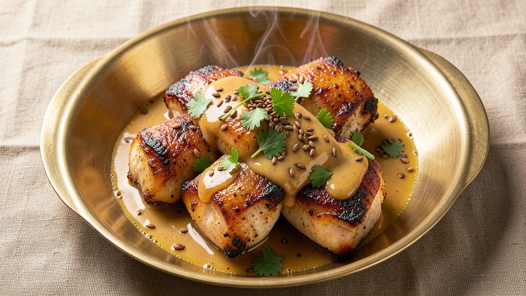 Authentic Chicken Ghee Roast Recipe: Spiced Foil-Sealed Tender Crisp in One Pan