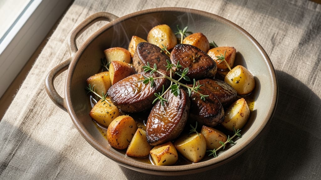 Chicken Livers With Potatoes Recipe: Pan-Seared Richness Paired With Crispy Spuds