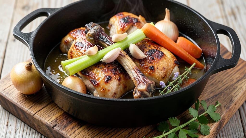 Cook's Illustrated Chicken Stock Recipe: Deep Flavor Extraction in One Pot
