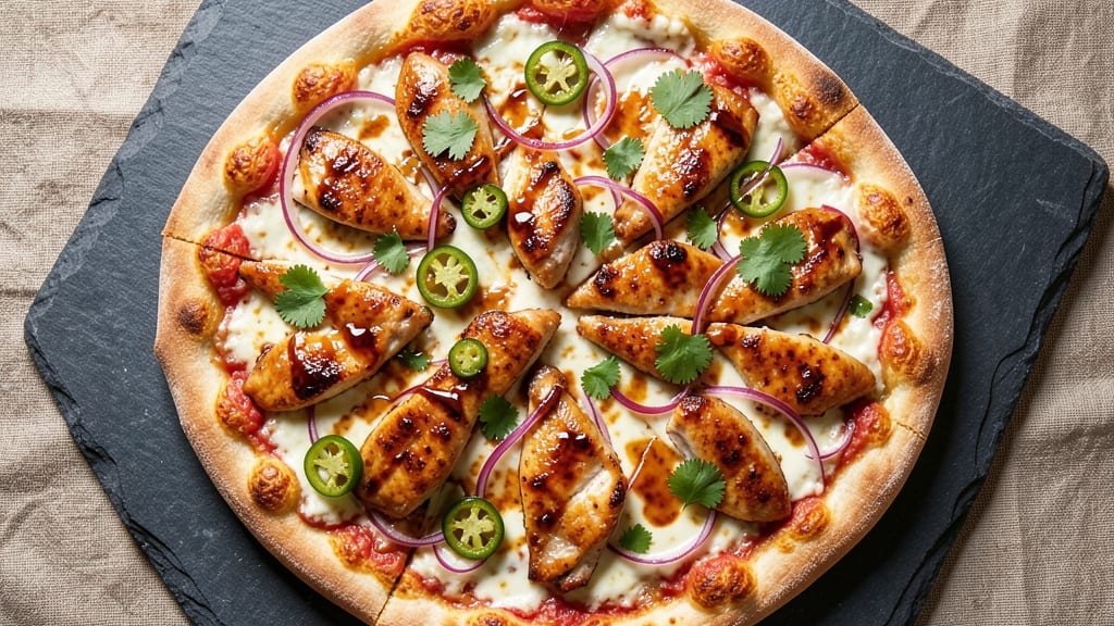 Asian Chicken Pizza Recipe: Umami-Packed Crust With Silky Dumplings