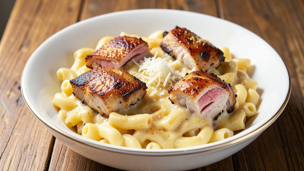 Applebee's Chicken Mac and Cheese Recipe: Crispy Parmesan Crust Over Melty Cheese