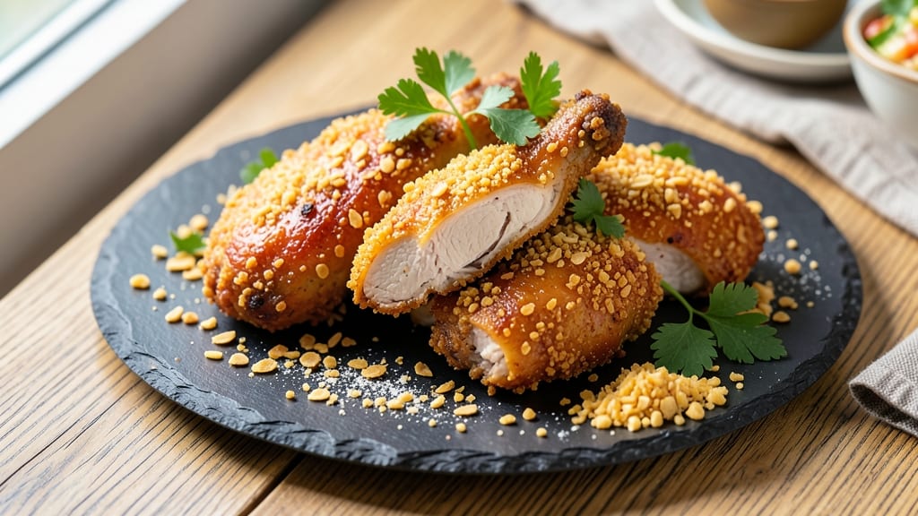 Baked Fried Chicken With Corn Flakes Recipe: Crunchy Coating That Stays Crispy All Night
