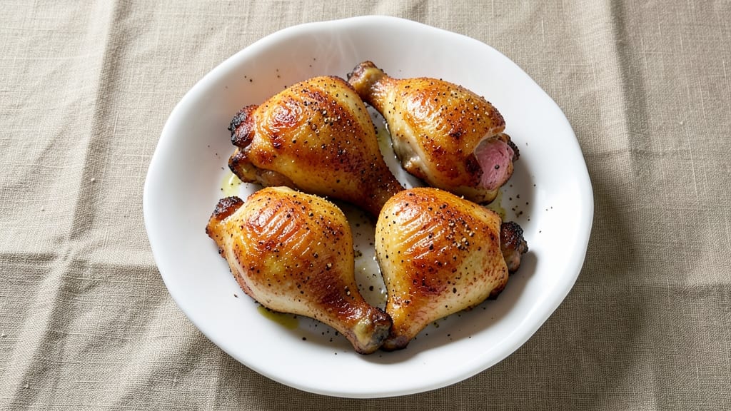 Air Fry Chicken Leg Quarters Recipe: Crispy Skin, Juicy Meat in 20 Minutes