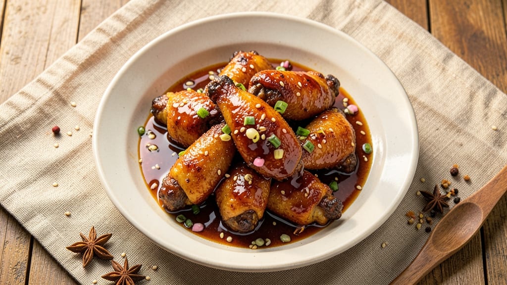 Baked Chinese Chicken Wings Recipe: Five-Spice Glaze That Caramelizes to Richness