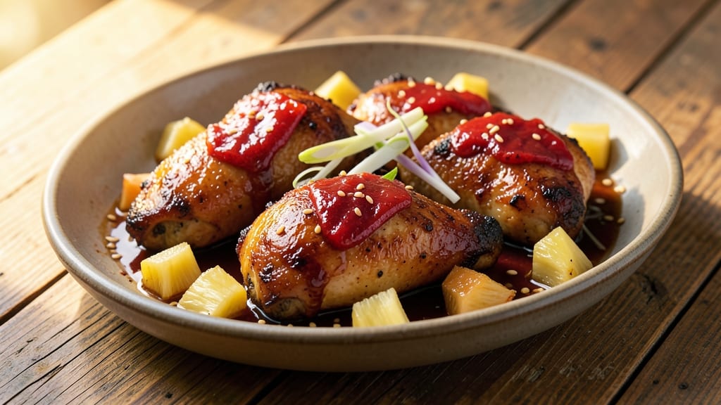 Baked Hawaiian Chicken Thighs Recipe: Pineapple-Glazed Crisp With Foil-Sealed Juice