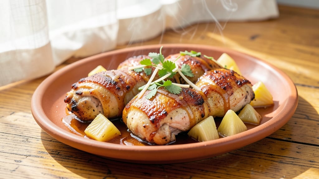 Baked Hawaiian Chicken With Pineapple Recipe: Tropical Glaze Locks in Juice and Crisp