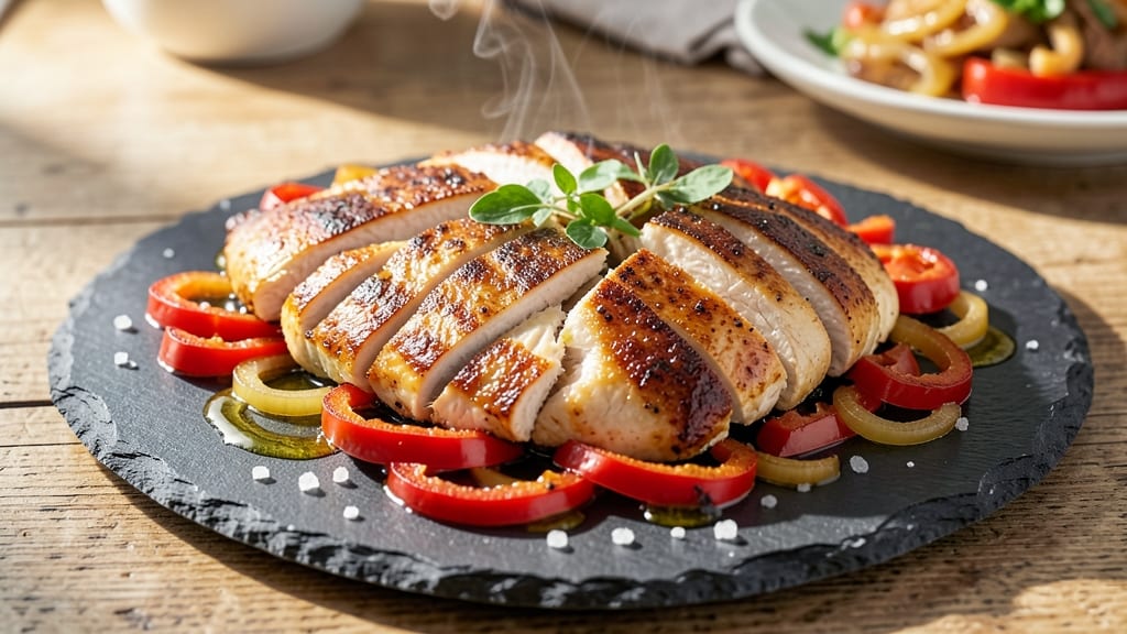 Baked Chicken Breast With Peppers and Onions Recipe: One-Pan Foil-Sealed Harmony