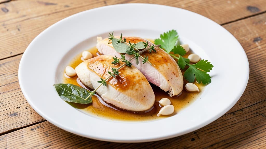 Gordon Ramsay's Poached Chicken Recipe: Herbed White Wine Simmer for Silky Results