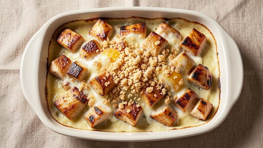 Ina Garten's Chicken Casserole Recipe: Golden Crust, Creamy Cheese Swirls Inside
